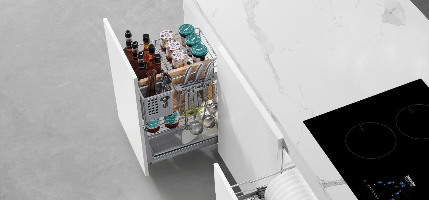 Kitchen Matt Grey Series Tall Units